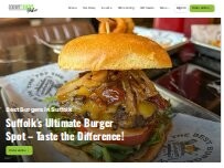 Website Screenshot Gourmet Burger Bistro