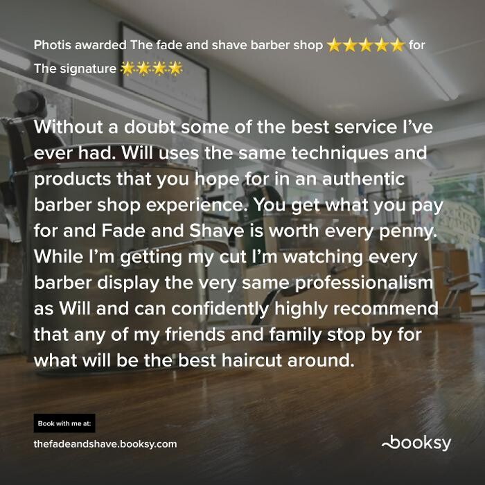 Images THE FADE AND SHAVE BARBER SHOP