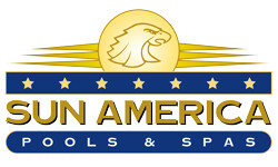 Sun America Pools & Spas Logo