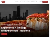 Website Screenshot Chicago's Pizza