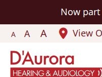 Website Screenshot D'Aurora Hearing And Audiology, Part Of The Beltone Hearing Care Network