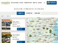 Website Screenshot Church Square by Cornerstone Homes