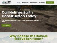 Website Screenshot Holmes Earth Construction