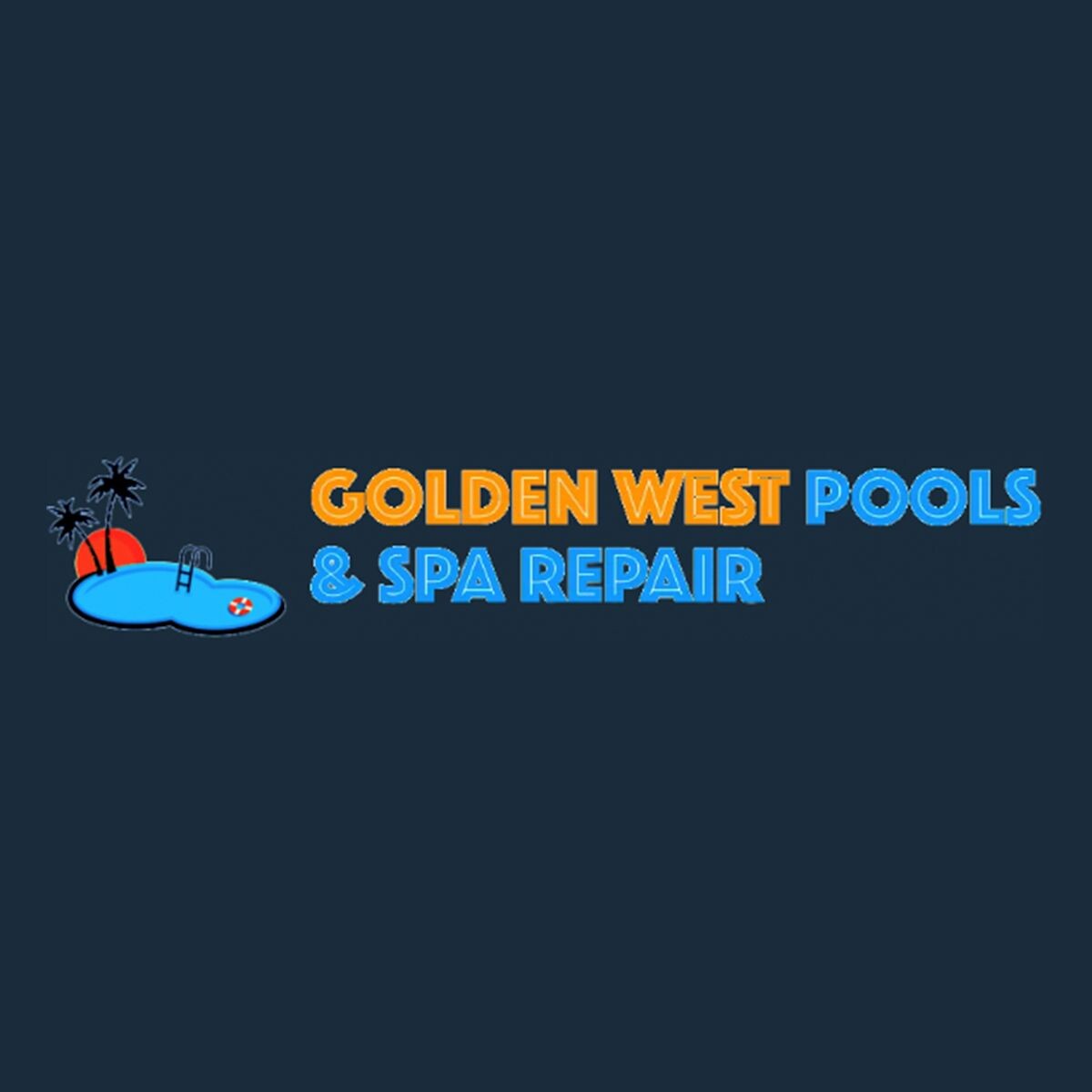 Golden West Pools and Spa Repair Logo