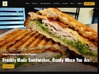 Website Screenshot Yellow Mustard Deli
