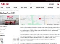 Website Screenshot Sally Beauty