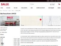 Website Screenshot Sally Beauty