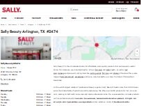 Website Screenshot Sally Beauty