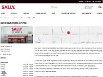Website Screenshot Sally Beauty