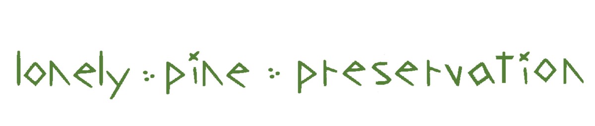 Lonely Pine Preservation Logo