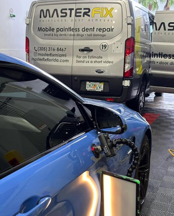 Images Masterfix Auto PDR & Hail solutions