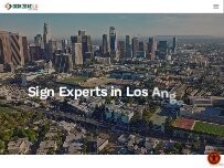 Website Screenshot Sign Zone LA