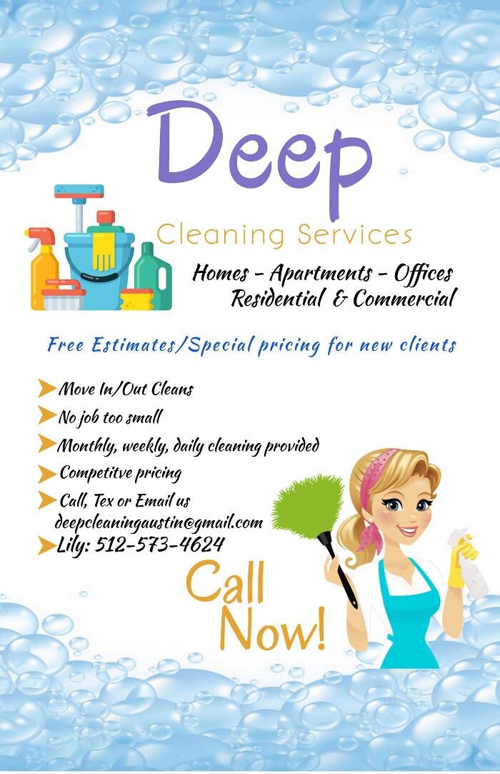 Deep Cleaning Services Logo