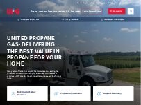Website Screenshot United Propane Gas (Ionia, MI)