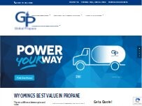 Website Screenshot Global Propane, Wyoming