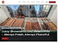 Website Screenshot Ara’s Shawarma