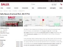 Website Screenshot Sally Beauty
