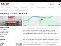 Website Screenshot Sally Beauty