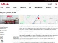 Website Screenshot Sally Beauty