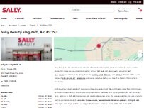 Website Screenshot Sally Beauty