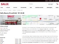 Website Screenshot Sally Beauty