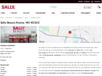 Website Screenshot Sally Beauty