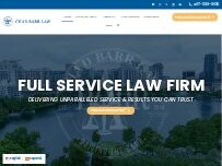 Website Screenshot Chad Barr Law