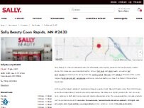 Website Screenshot Sally Beauty