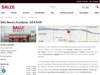 Website Screenshot Sally Beauty