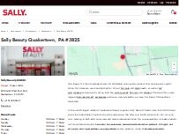 Website Screenshot Sally Beauty