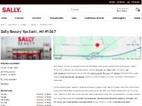 Website Screenshot Sally Beauty