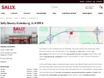 Website Screenshot Sally Beauty