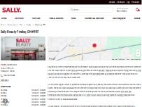 Website Screenshot Sally Beauty