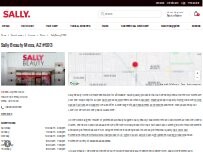 Website Screenshot Sally Beauty