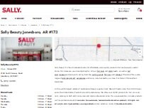 Website Screenshot Sally Beauty