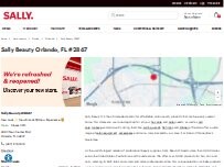 Website Screenshot Sally Beauty