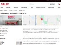 Website Screenshot Sally Beauty