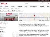 Website Screenshot Sally Beauty