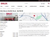 Website Screenshot Sally Beauty