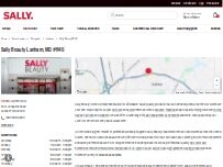 Website Screenshot Sally Beauty
