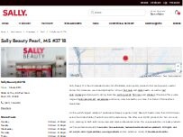 Website Screenshot Sally Beauty