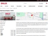 Website Screenshot Sally Beauty