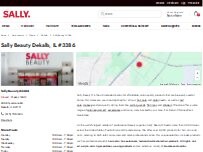 Website Screenshot Sally Beauty