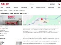 Website Screenshot Sally Beauty