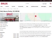 Website Screenshot Sally Beauty