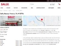 Website Screenshot Sally Beauty