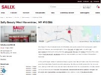 Website Screenshot Sally Beauty