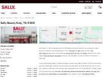 Website Screenshot Sally Beauty