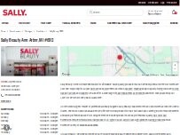 Website Screenshot Sally Beauty