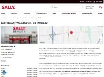 Website Screenshot Sally Beauty
